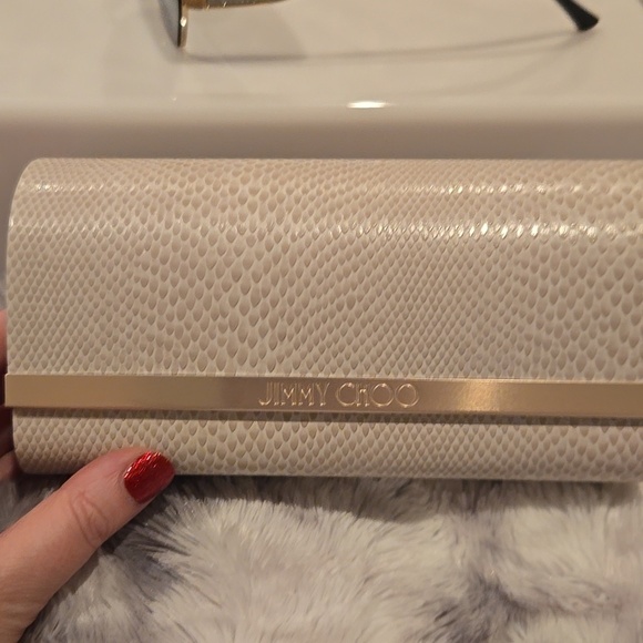 Jimmy Choo Black and Gold River Sunglasses Brand New in Case main image 4